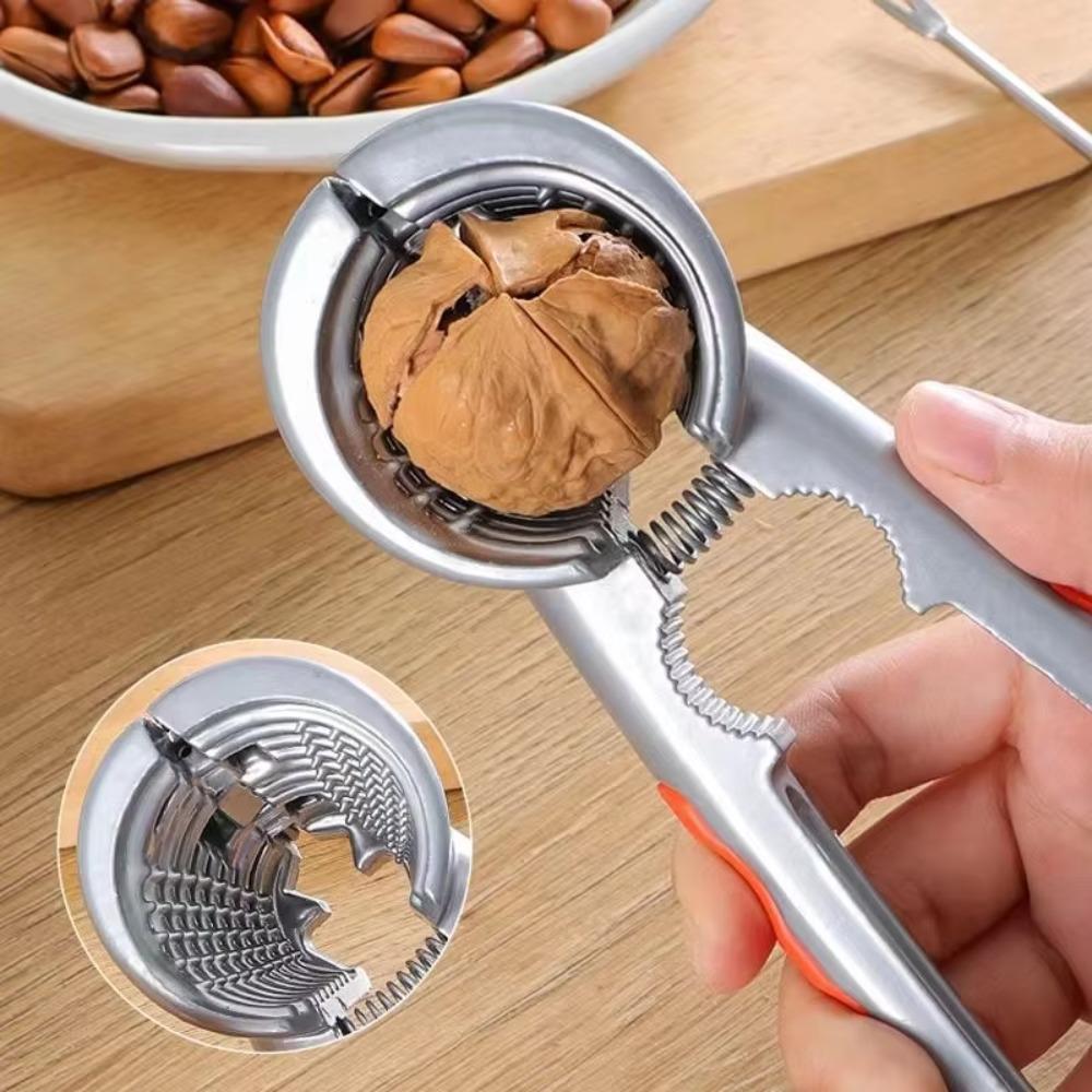 Effort-saving Walnut Clip Zinc Zinc Zinc Alloy Walnut Sheller Nutcracker  for Multiple Sizes Nuts