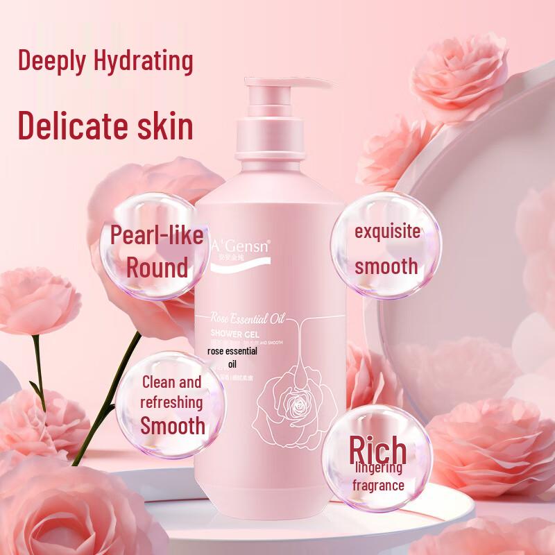 A'Gensn Olive Rose Essential Oil Shower Gel 750g