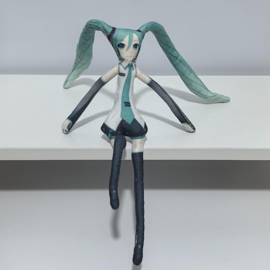 Hatsune Miku Plush Toy With Wire Skeleton For Collectors And Fans