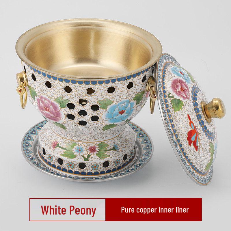 Qiwei Mini Copper Hot Pot with Alcohol Stove