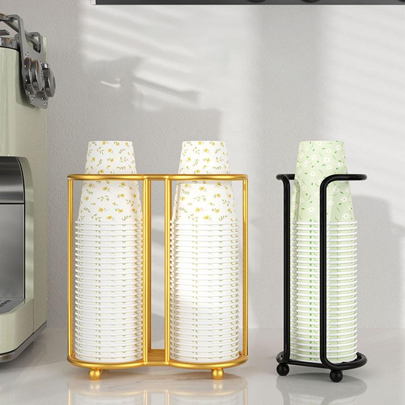 Kitchen Paper Cup Holder Disposables Cups Picker Multifunctional Desktop Cup Storage Rack Household Coffee Cup Holder For Home
