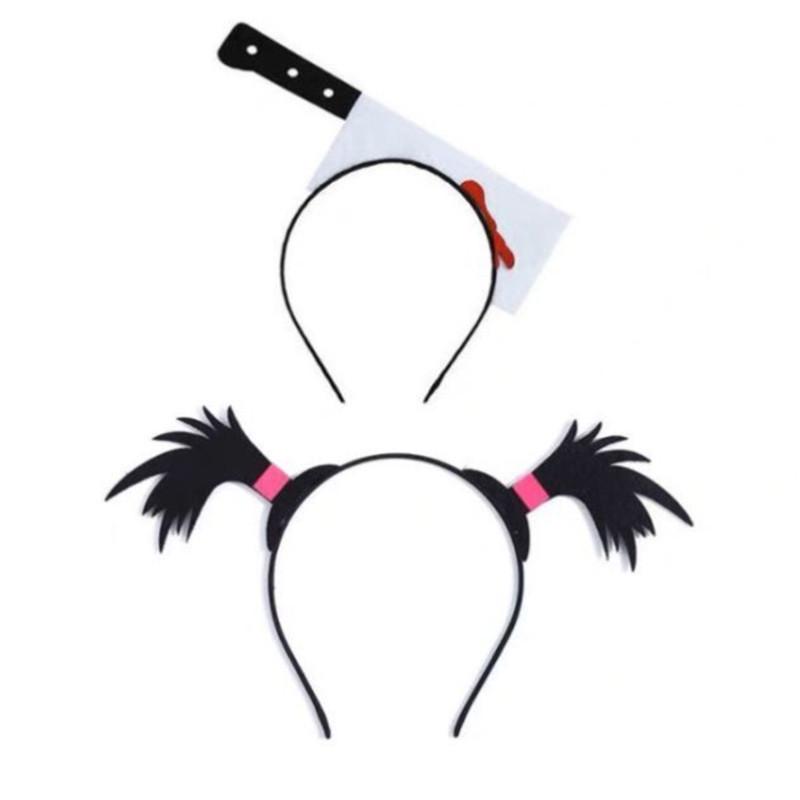 Personalized Halloween Arrow Headband & WiFi Exclamation Hair Clip for Braids