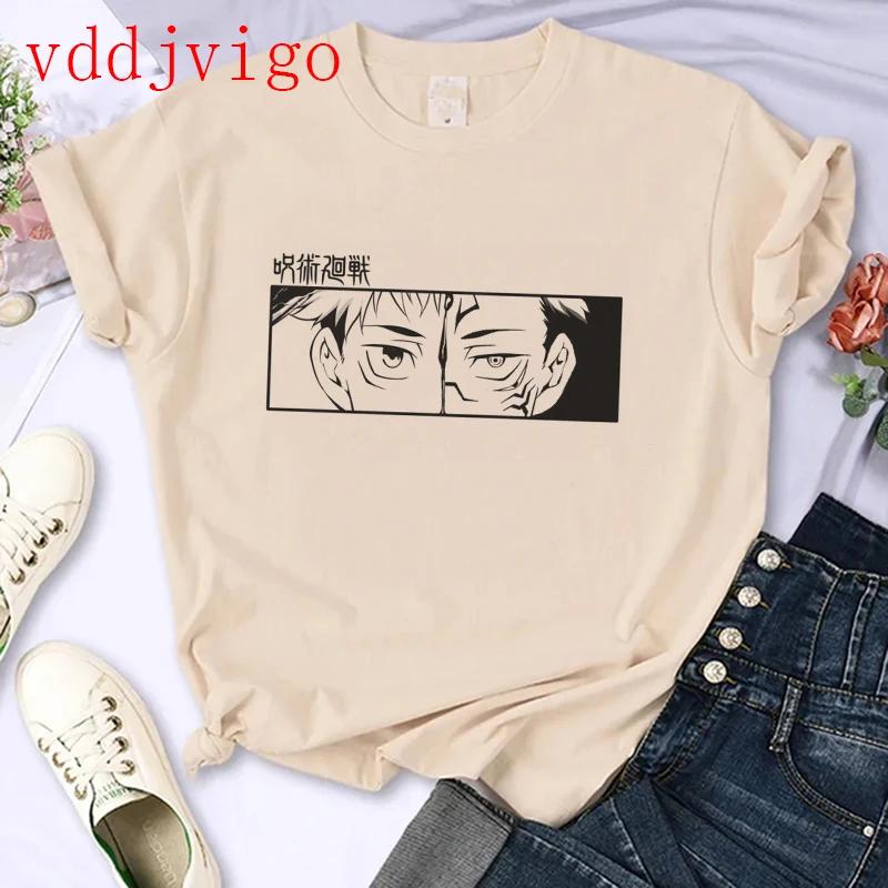 Streetwear Tshirt Japanese Anime Tshirt Jujutsu Kaisen Gojo Satoru Yuji Itadori Unisexga T Shirt Top Tees Clothes Y2k 90s