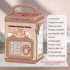 Money Box With Fingerprint Piggy Bank Atm Savings Box For Coins Cash Safe Large Coin Bank Password Lock For Children