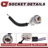 X Autohaux License Plate Light Socket Wiring for Ford Bronco No.F57Z13234AA Bulb Pigtail