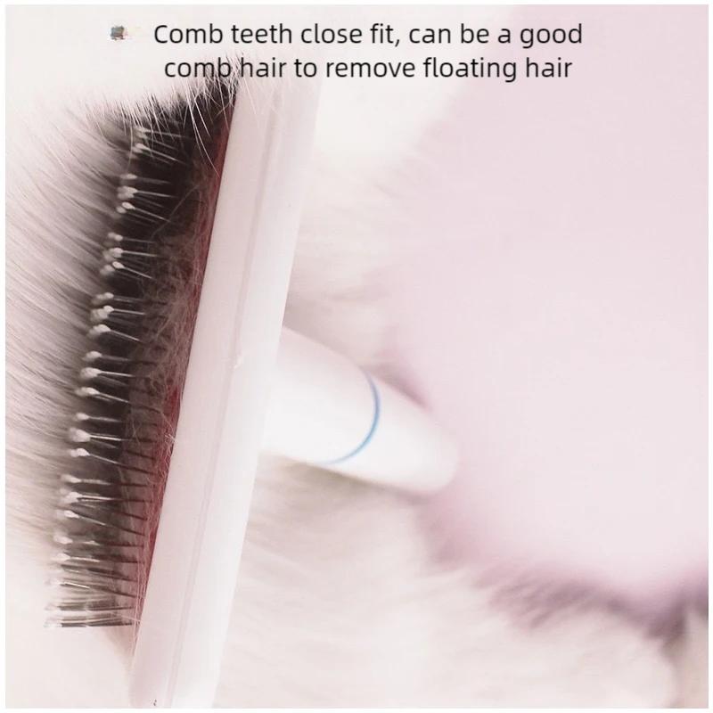 Hair Remover Brush Dog and Cat Non-slip Beauty Brush Dog Grooming Equipment Pets Stainless Steel For Dogs Pet Hair Removal Comb