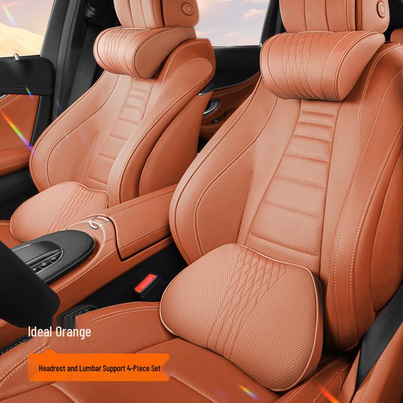 Jordani Premium Poduszka z Pianki Memory na Zagłówek Samochodowy i Podparcie Lędźwiowe