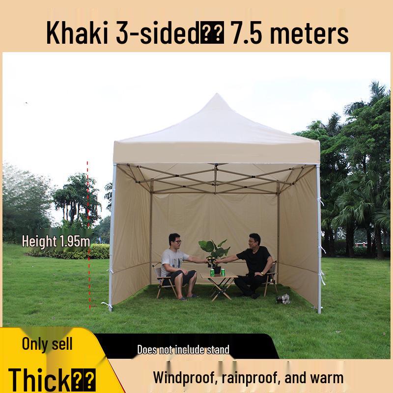 Transparent Tent Side Panel: Windproof & Waterproof Outdoor Canopy Enclosure with Thick Fabric and Durable Edging