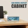 Illuminated LED Display Case, Car Model Display Cabinet | 1/64 Scale Model Car Display Cabinet | Vehicle Toy Organizer, Space-Saving Display Case with
