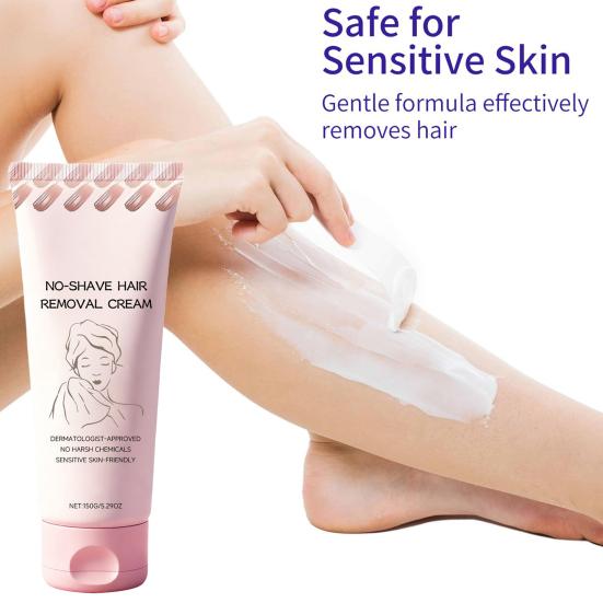 1/2Pcs 150g Hair Removal Cream Natural Gentle Fast Acting Moisturizing Full Body Arm Leg Underarms Facial Hair Remover Depilatory Cream