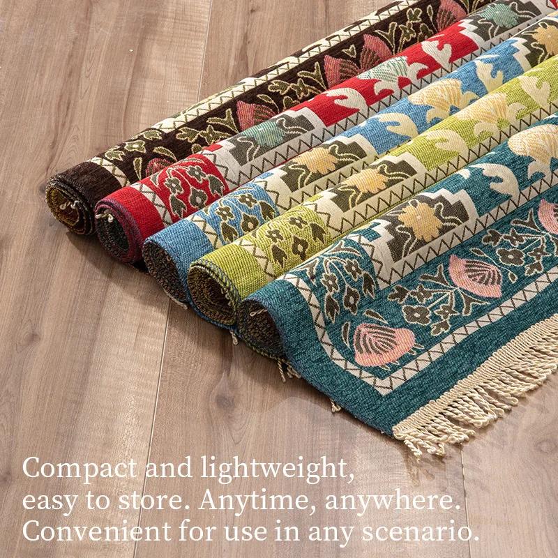 Uctívání Koberec na kolenou Uctívání Koberec Hui Uctívání Plstěná modlitební podložka Arabština Ramadán prát v pračce