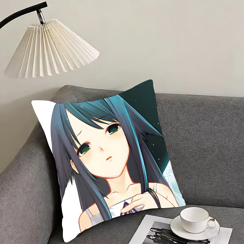 SSaya No UtaA The Song Of Saya Cushion Cover Pillowcase Ultra Soft Skin Friendly Fabric Cloud Like Comfort  Concealed Zipper