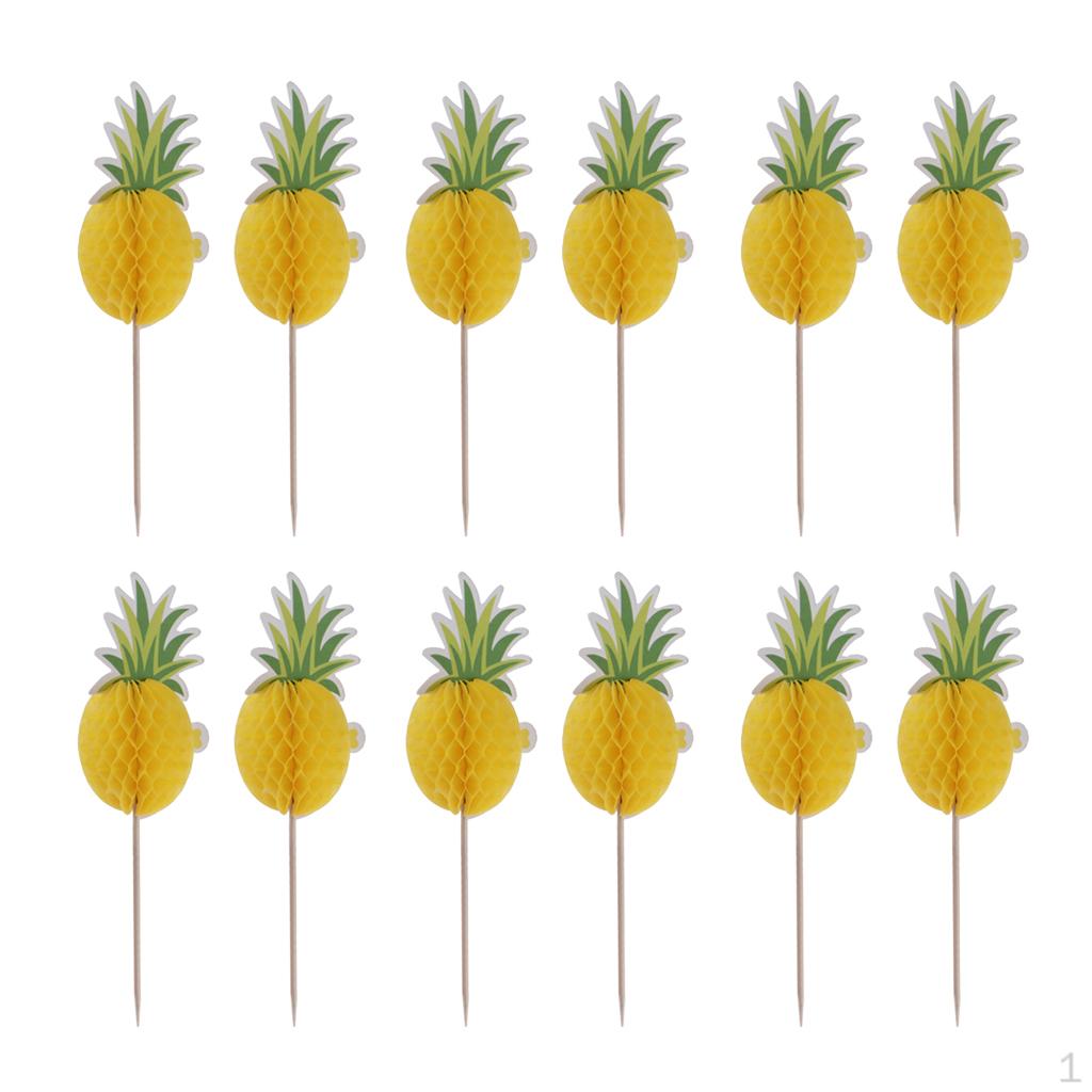 

24 шт. гавайский фламинго ананас торт топперы для кексов детский декор для вечеринки в честь дня рождения-