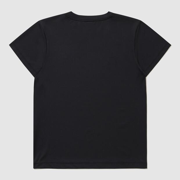 UMBRO Poly Spandex Women'S Small Logo Short Sleeve T-Shirt Black Ur122Srs12