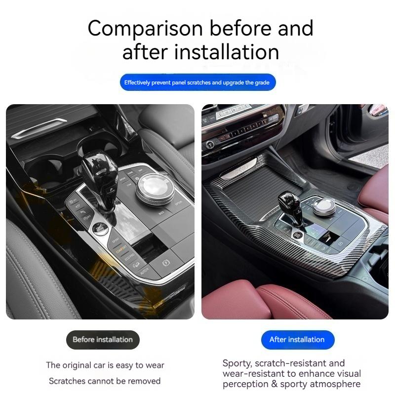 For BMW X3 X4 G01 G02 G08 2025-2025 The Decorative Frame of the Central Control Panel and the Gearshift Protect the Accessories