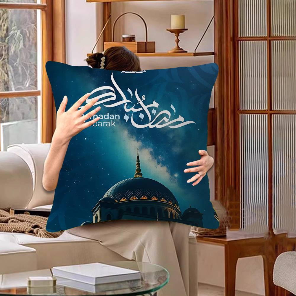 Classic Retro Festival Ramadan Pillow Cover For Bedroom Room And Living Room Sofa Decorative Cushion Cover