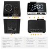 Home Decor Table Clock Alarm Clock Speaker With 2 USB Ports Bluetooth 4.2 Radio LED Digital Alarm Clock