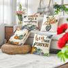 Home Decor Hey There Pumpkin And Fall Elements Design Pattern Cushion Cover Suitable For Sofa Bedroom Car Pillow Cover