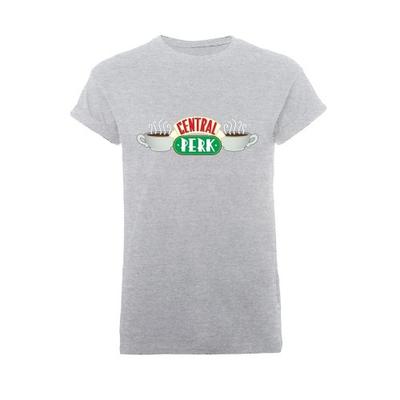 Friends Unisex Adult Central Perk Roll Sleeve T-Shirt