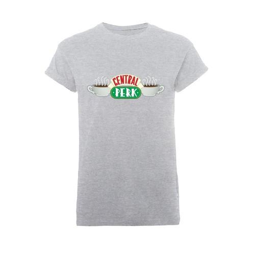 Friends Unisex t-skjorte med sentrale perk rollermer for voksne