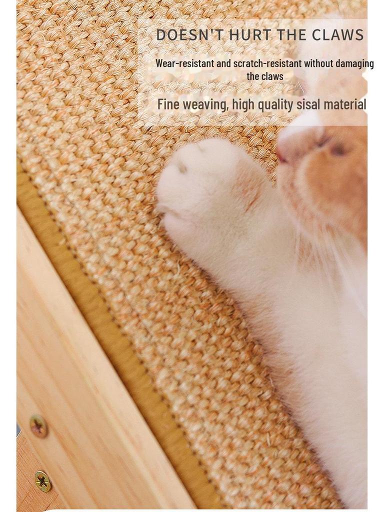 Sisal Cat Scratching Board and Climbing Ladder – Dandruff-Free, Sofa-Friendly, Durable Pet Toy for Cats and Dogs