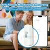 Zigbee Temperature And Humidity Sensor App Remote Monitor Indoor Thermometer Hygrometer Smart Home Works With Zigbee Gateway