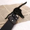 Men'S Belt Light Luxury Belt Men'S High-End Sense Bull'S Head Button Belt Men'S Trendy Men Can