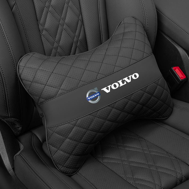 AAKC1 Car Headrest Neck Pillow Lumbar Support Cushion Suit Auto Accessories For Volvo Xc60 Xc90 V40 V60 S60 V50 V90 S80 C40 XC40 V70