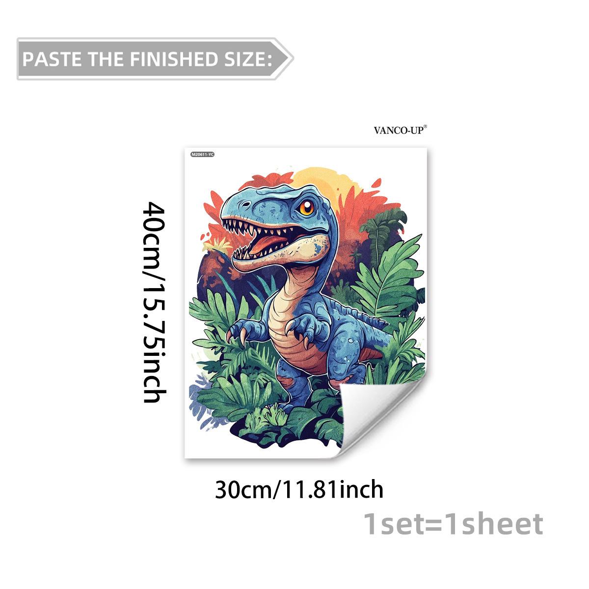 

Creative Cute Rabbit Dinosaur Butterfly Fairy Girl Wall Stickers, Self-Adhesive Decor for Bedroom Living Room Decoration 30x40cm