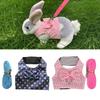 Bunny Harness and Leash Rabbit Vest for Guinea Pig Ferret Chinchilla Hamster  Lovely Costume 3 Sizes  Colors B03E
