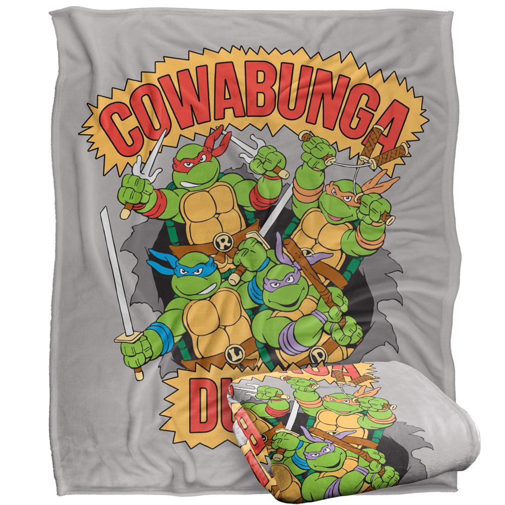 TMNT Cowabunga Dude Silky Supersoft Blanket