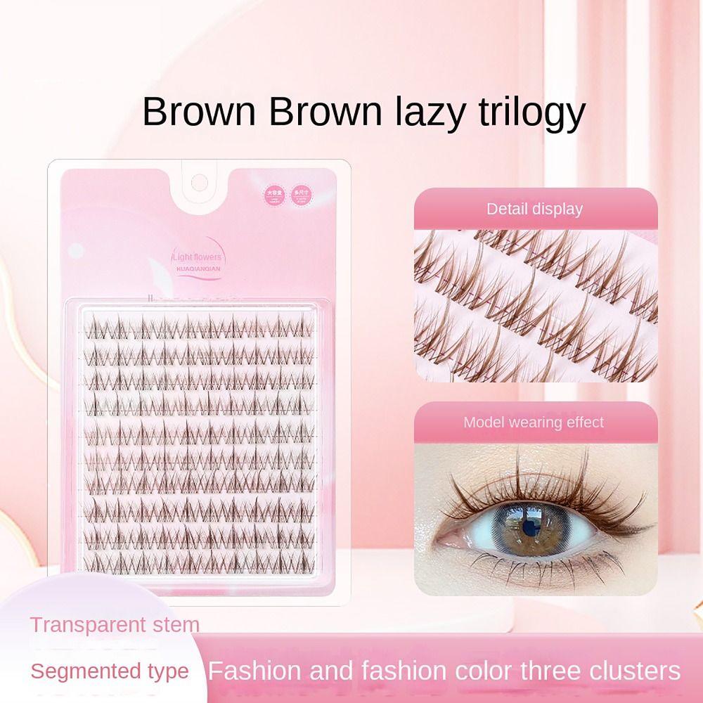 Eye Makeup False Volume Eyelashes Self-Adhesive Eyelash Extension Fake Eyelashes  Women Beauty