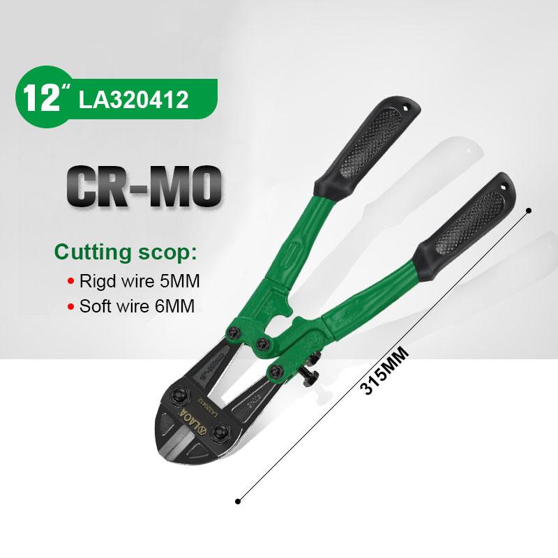 

LAOA Bolt Cutter Heavy Duty Rebar Cutters Плоскогубцы для резки арматуры из хромованадиевой стали с утолщением, кусачки для резки цепей с замком