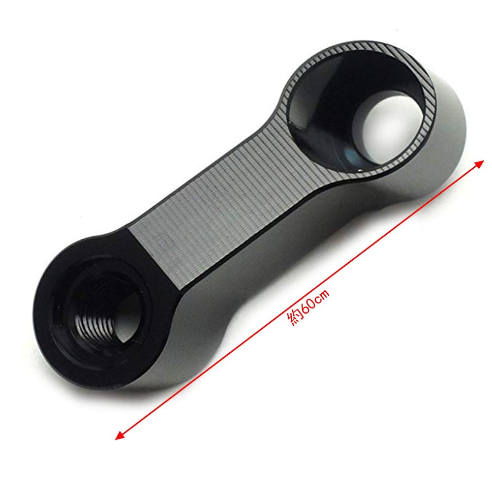 Beilike Mirror Holder, Offset Holder, Universal Aluminum, 0.4 inch (10 mm), Positive Screw, 1.6 inches (40 mm)