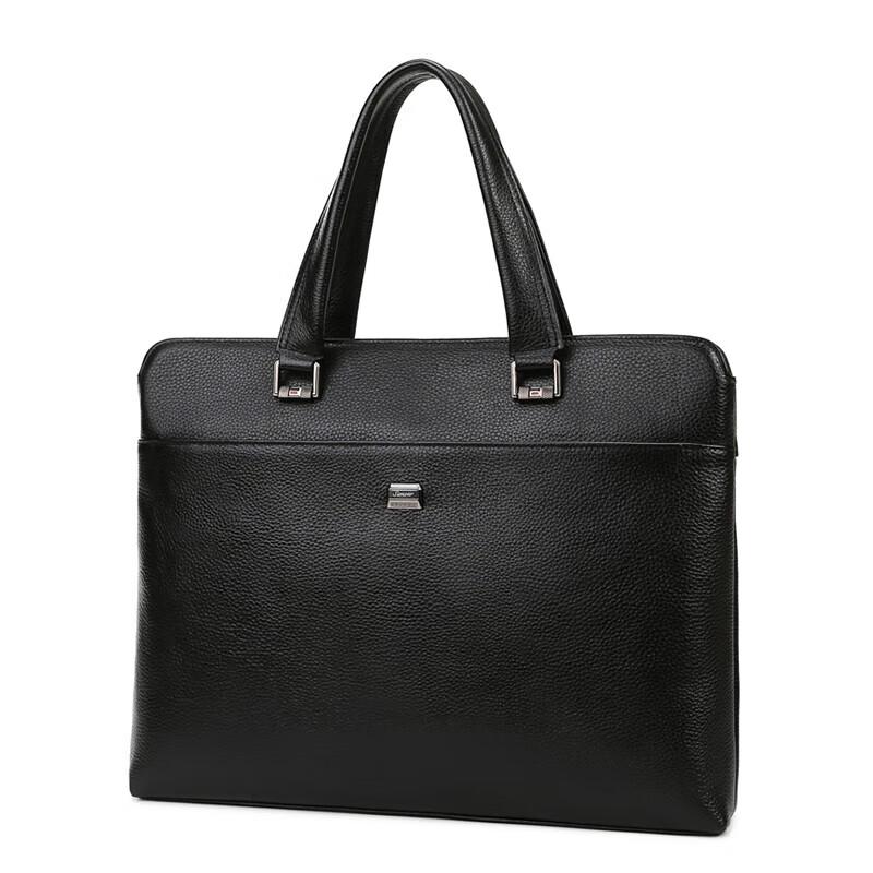 Simoer First-Layer Cowhide Business Briefcase