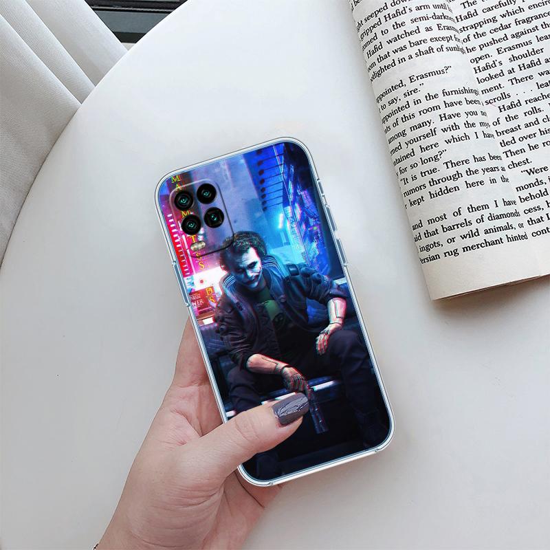 Joker Art Transparent Phone Case for Motorola Moto Edge 20 30 40 50 S30 Fusion Ultra Pro Neo Lite + G200 G23