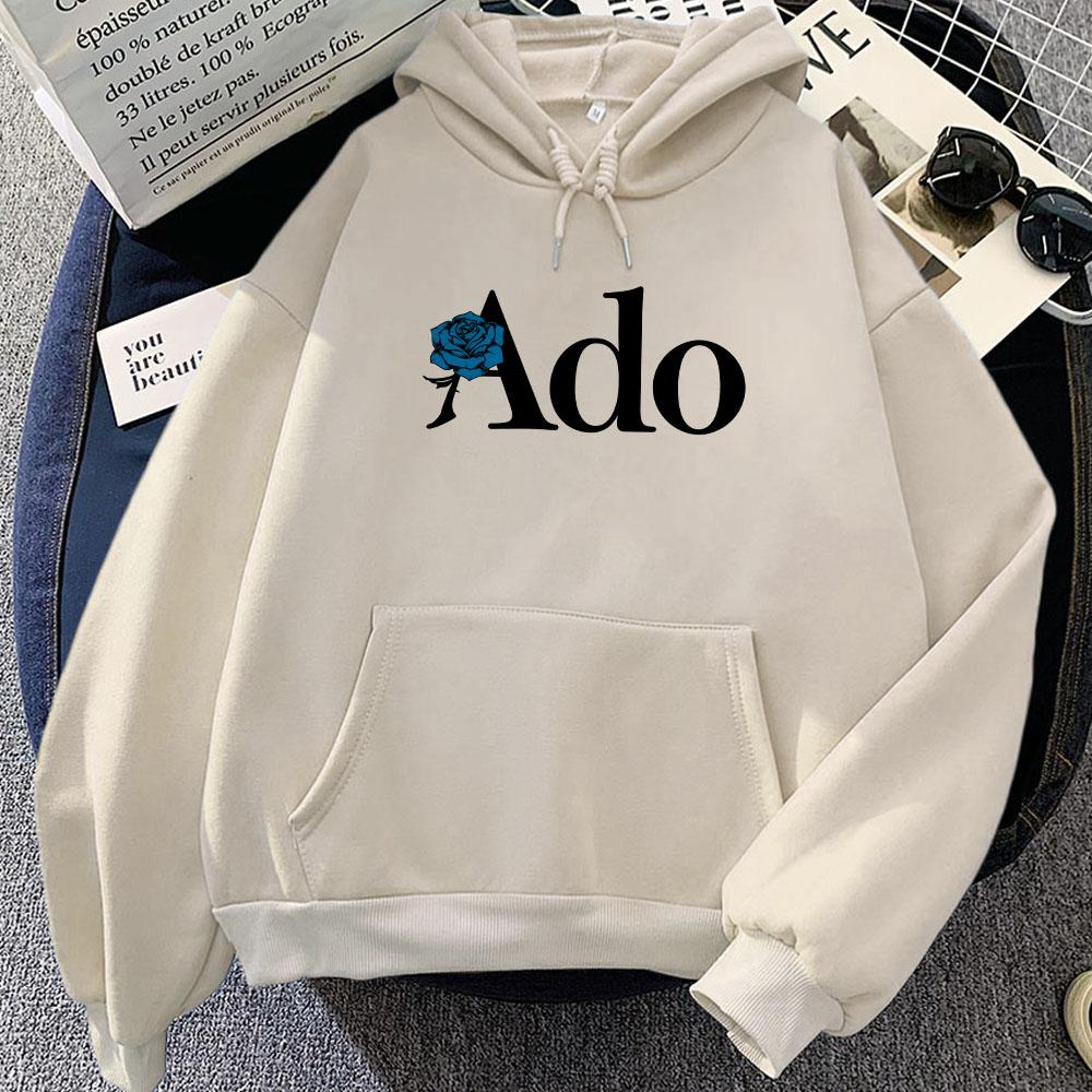 Ado Wish Album Graphic Hoodies Women/Men Hooded Sweatshirts Japan Singer Fashion Style Printing Clothes