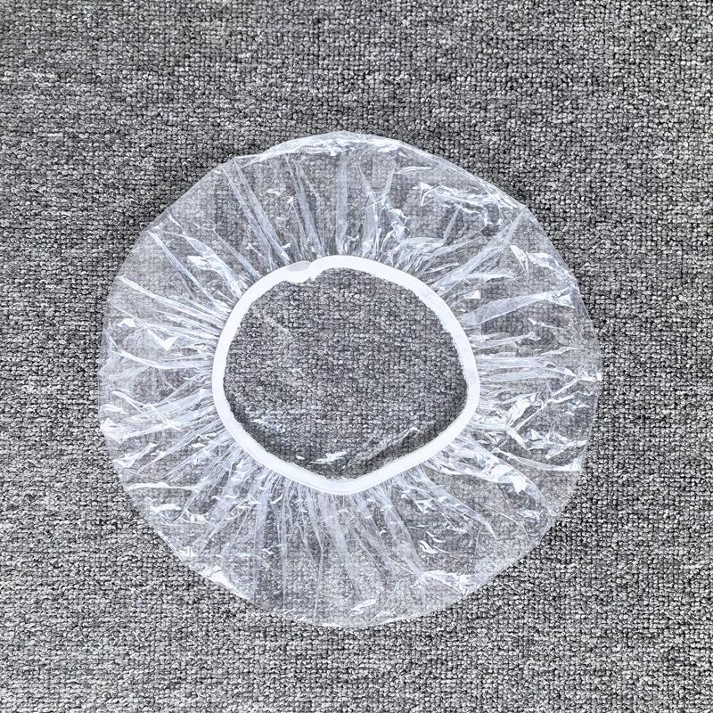Bonnet de douche imperméable PEVA dépoli de haute qualité extra large