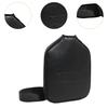 Crossbody Pickleball Shoulder Bag Adjustable Large Capacity Pickleball Paddle Cover Comfortable Straps Black Sports Fitness Bag