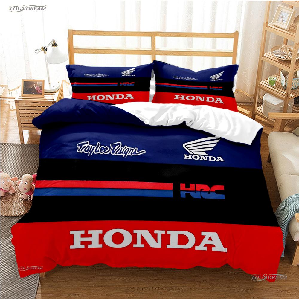 Modern Fashion Moto Enthusist Trend Duvet Cover Luxury Casal Bedding Set Soft Quilt Cover And Pillowcas Single/Double/Queen/King