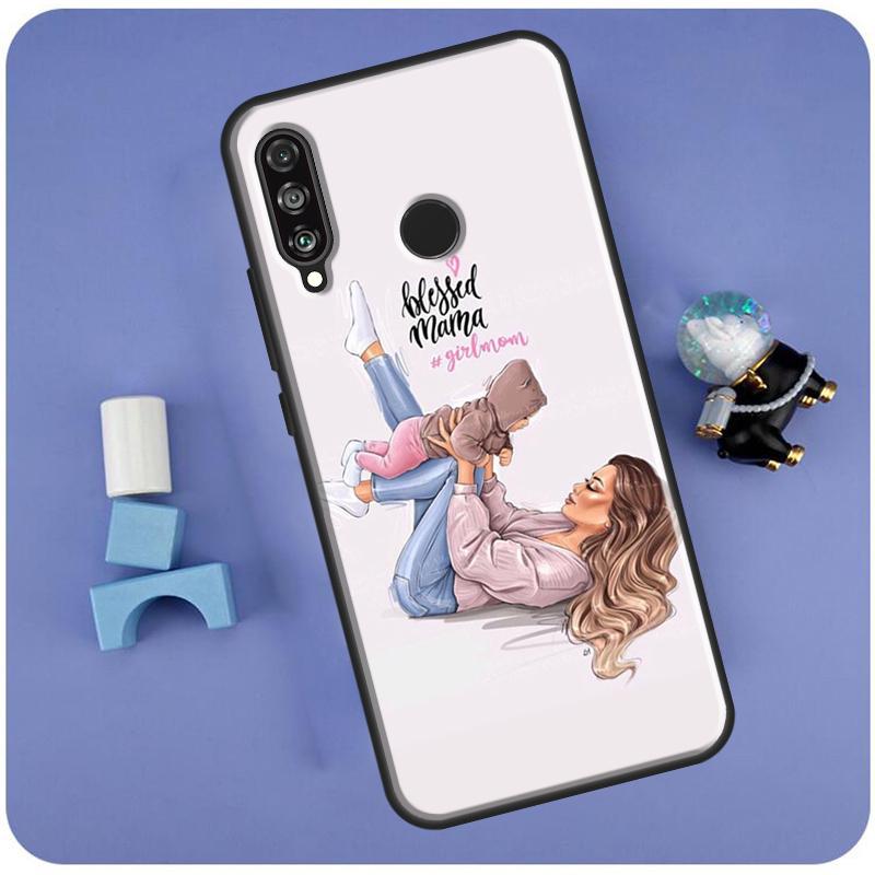 Baby Mom Daughter Girl Son Dad For Huawei Nova Y60 Y61 Y70 Y72 Y73 Y90 Y91 12i 11i 3i 7i 8i 9 10 SE P20 P40 P30 Lite Case