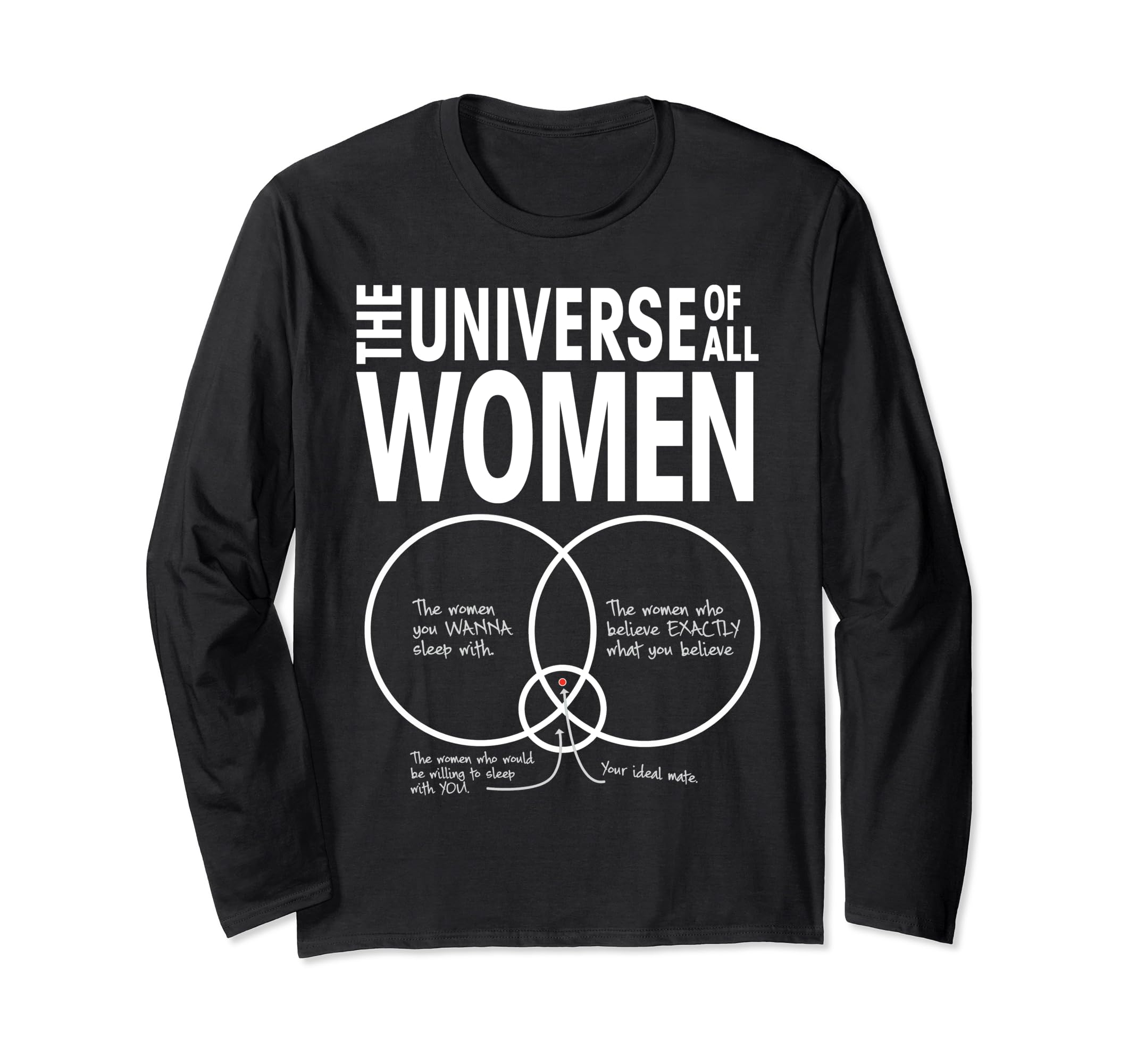 The Big Bang Theory Graphic Women s Universe Dark Long Sleeve T-Shirt