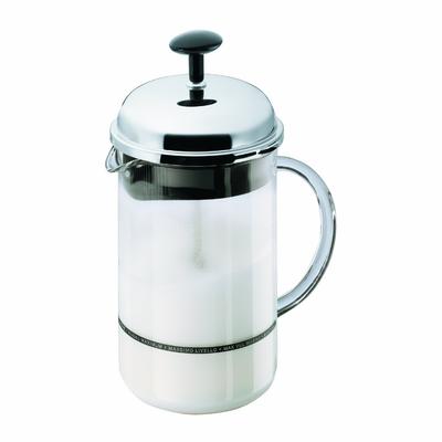 BODUM Milk Foamer Milk Frother CHAMBORD Milk Frother 250ml Silver Coffee Cappuccino Cafe Latte [Genuine] 1966-16