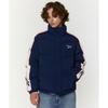 Reebok Color Block Stand Collar Zipper Long Sleeve Down Jacket Unisex Outerwear Navy-Blue REJU4FD54N3