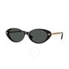 Dark Grey Oval Ladies Sunglasses Ve4469 Gb1 87 54
