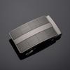 Men's Rectangle Auto Lock Belt Buckle Single 4.0 Points Zinc Alloy Vintage Jeans Button Flat Toothless Exquisite Workmanship