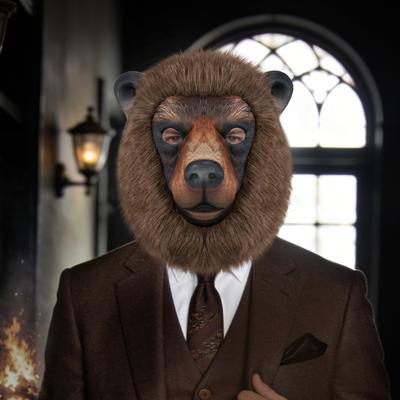 Ovce Hnědý Medvěd Zvířecí Maska Roztomilá Maškarní Cosplay Rekvizity pro Halloweenskou Párty