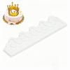 Silicone Crown Fondant Mold 3D Crown Flexible Crown Silicone Mold Non Stick Random Color Sugarcraft Mold Chocolate Candy