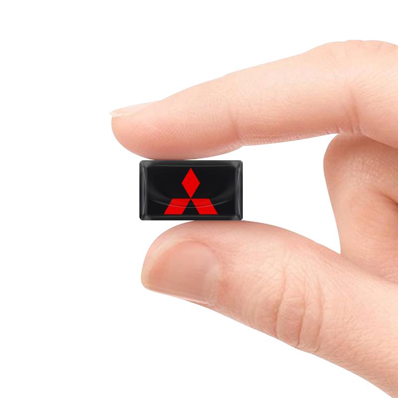 3D Epoxy Resin Car Styling Stickers Decorations For Mitsubishi ASX Lancer Pajero Outlander L200 EVO Lancer EX