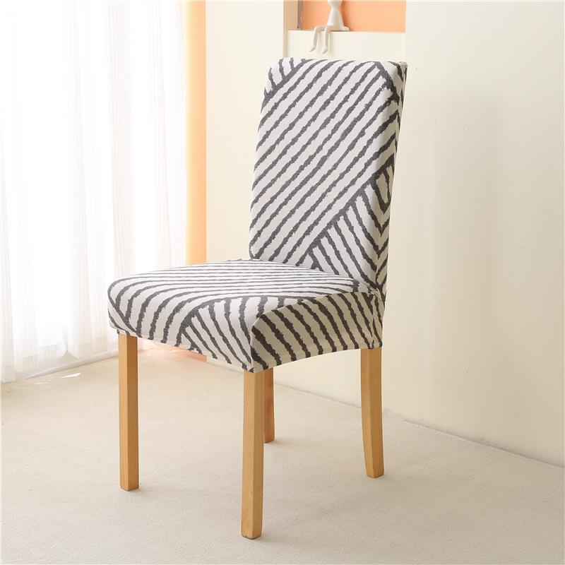 

Chair Cover Backrest Elastic Universal Seat Cover Dining Chair Cover One-Piece Household Stool Dining Chair Is Simple And Universal In All Seasons one size fits all